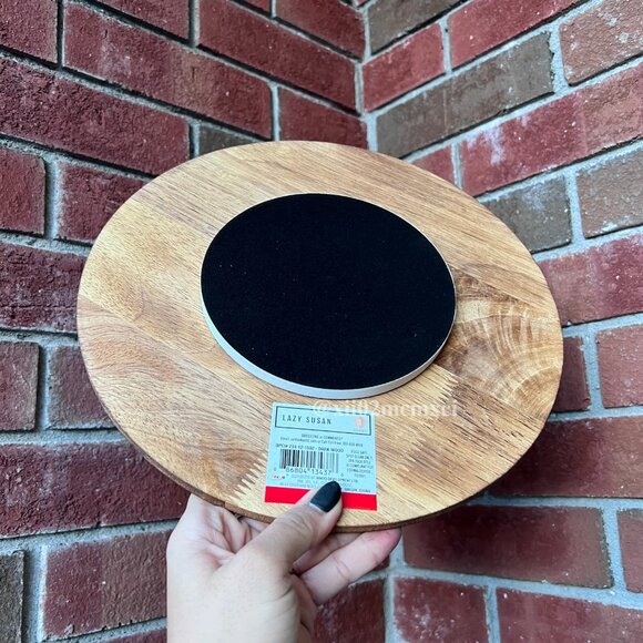 BULLSEYE PLAYGROUND WOOD LAZY SUSAN 1CT - Picture 3 of 7